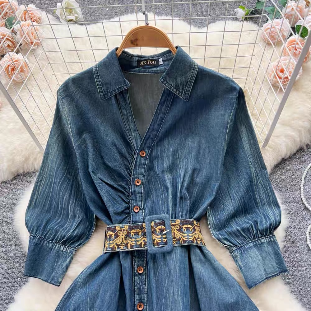 Happy momah denim dress DD7 images
